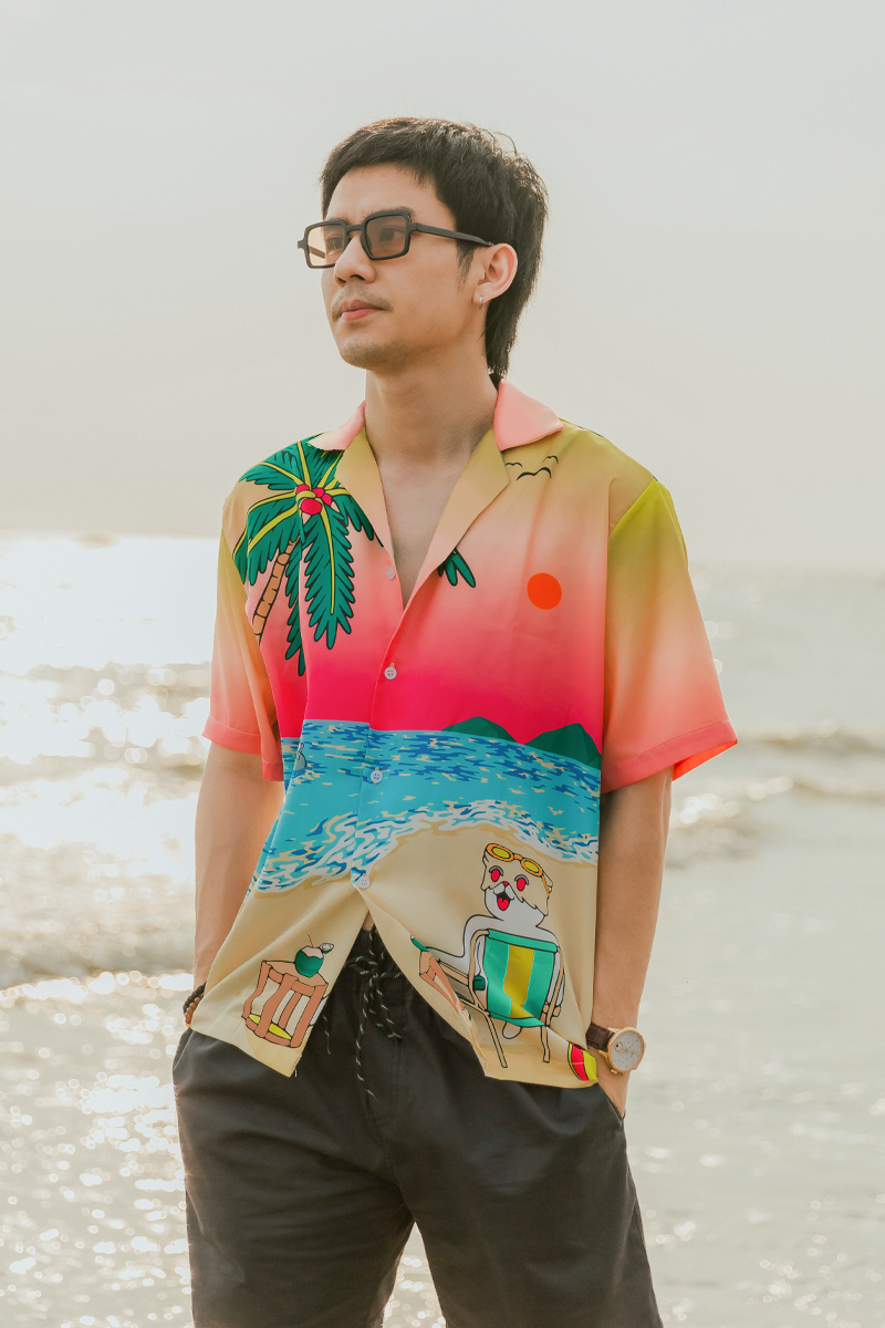 CuteBoy On The Beach Shirt