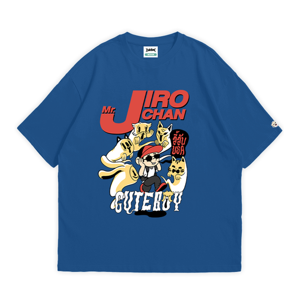 CuteBoy x MrJiroChan Beagle Ghost Cat Front T-Shirt
