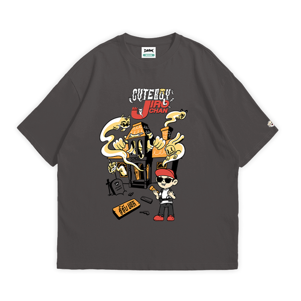 CuteBoy x MrJiroChan Beagle's Haunted House Front T-Shirt