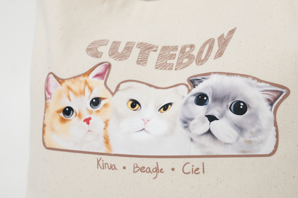 CuteBoy x Cielmeowmun Tote Bag
