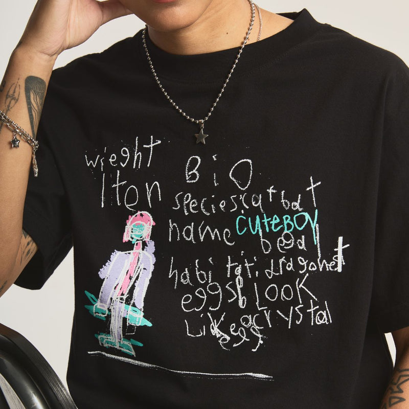 Queen Cat Bat [Black] T-Shirt
