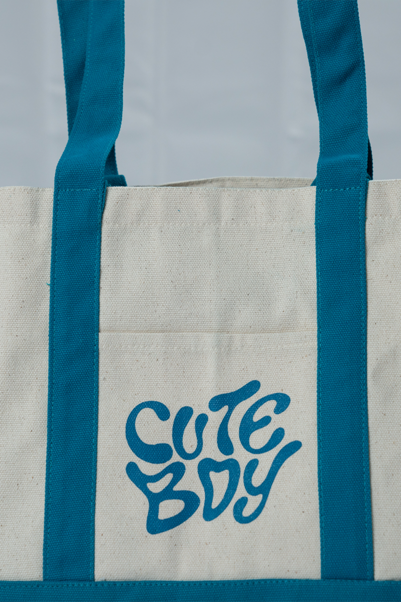 CuteBoy On The Beach Tote Bag