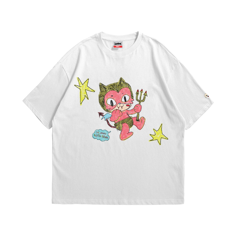 Cat Devil [White] T-Shirt