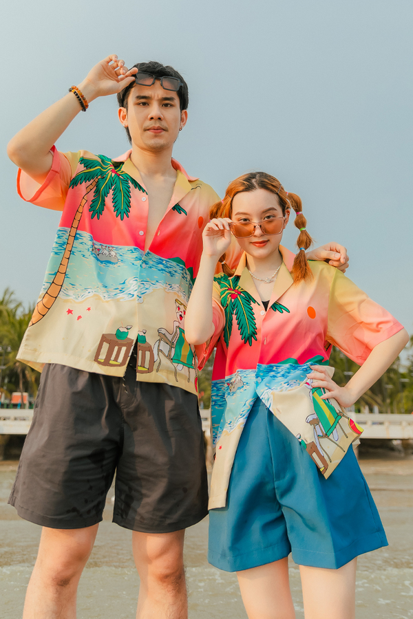 CuteBoy On The Beach Shirt