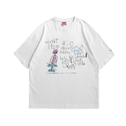 Queen Cat Bat [Washed White] T-Shirt