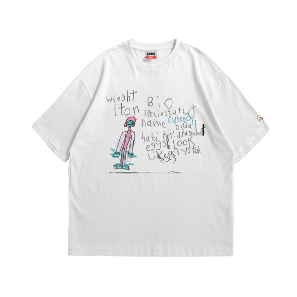 Queen Cat Bat [Washed White] T-Shirt