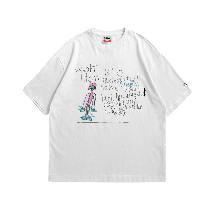 Queen Cat Bat [Washed White] T-Shirt