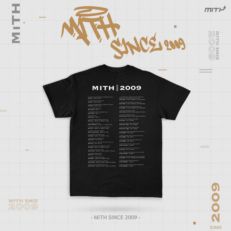 MiTH Since 2009 T-shirt - Black