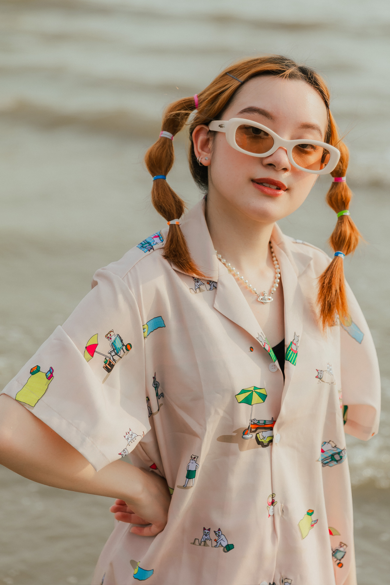 CuteBoy On The Beach Shirt (R)