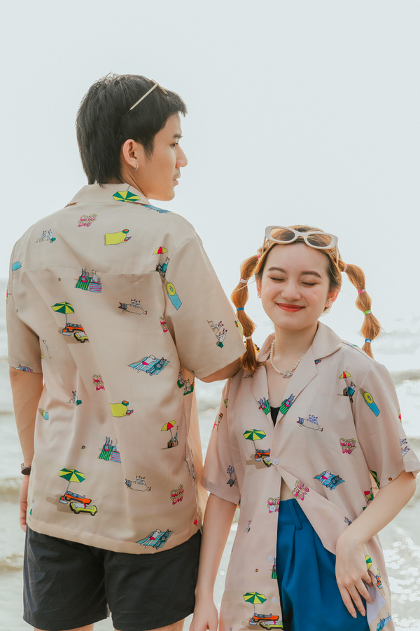 CuteBoy On The Beach Shirt (R)