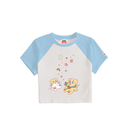 Cosmic Star Kimkimo [Blue/White] Baby Tee