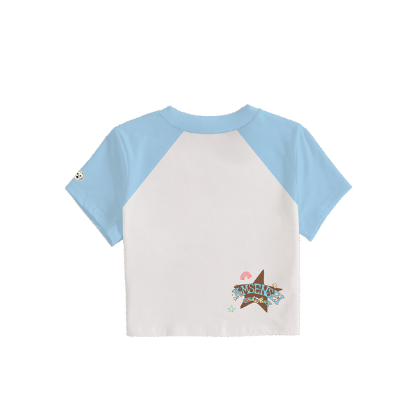Cosmic Star Kimkimo [Blue/White] Baby Tee