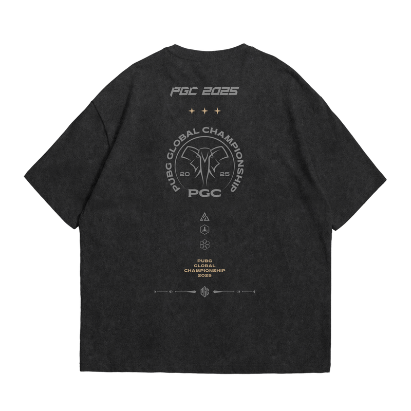 PGC2025 Pattern [Washed Black] T-Shirt