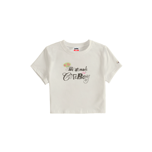 cutie thing [Cream] Baby Tee
