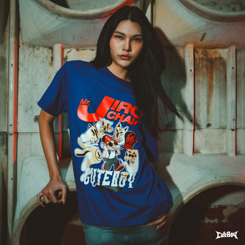 CuteBoy x MrJiroChan Beagle Ghost Cat Front T-Shirt