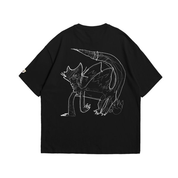 Queen Cat Bat [Black] T-Shirt