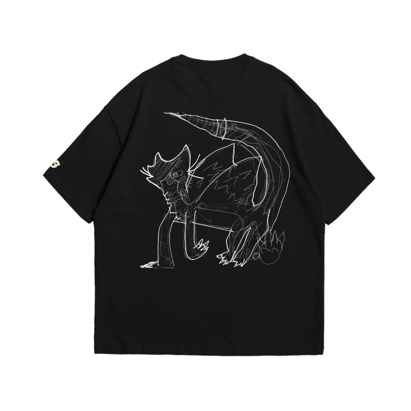 Queen Cat Bat [Black] T-Shirt