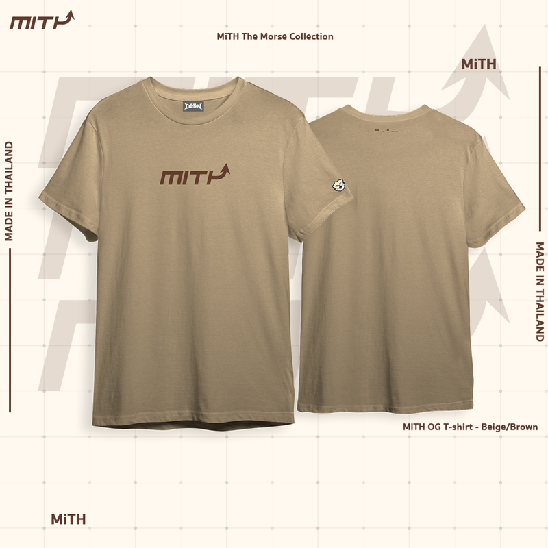 MiTH OG T-shirt - Beige/Brown