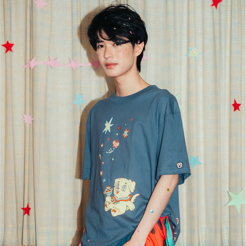 Fairy Sprinkle Kimkimo [Navy] T-Shirt