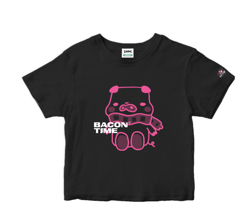 BAC. At It Baby Tee [Black]