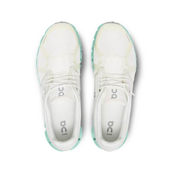 ON - Cloud 5 Undyed Men - White / Creek (ON-59.98368)