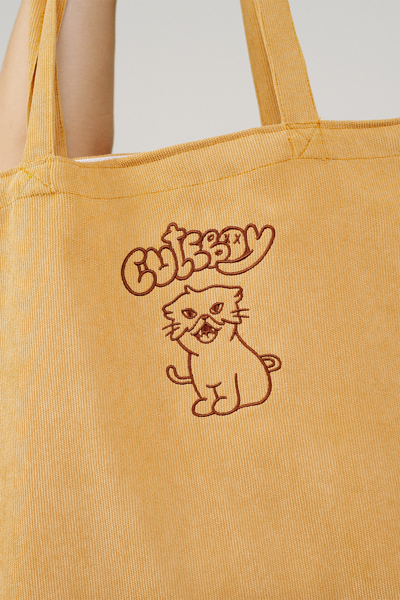 Cat Day Corduroy Bag